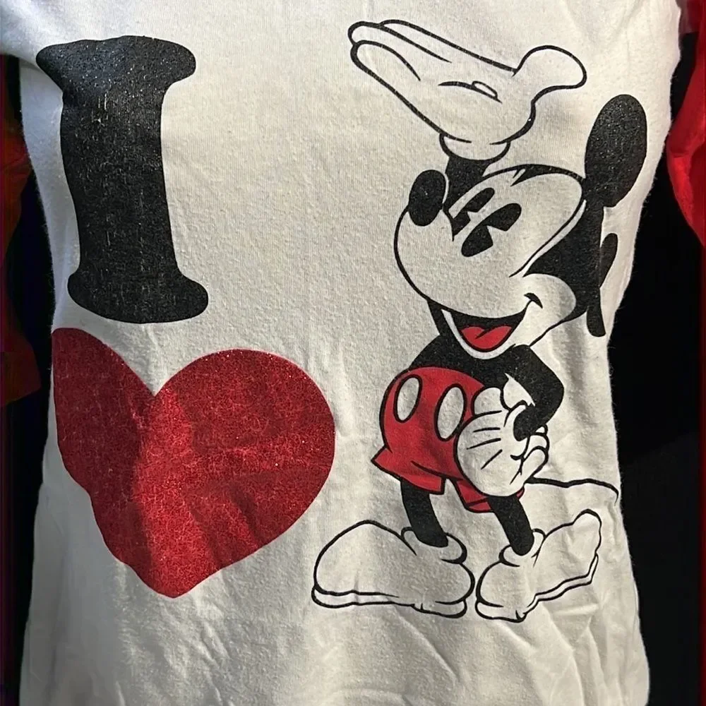 Disney Store I Love Mickey XS Nightgown / Shirt - Read Description